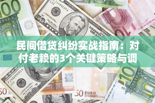 北京民间借贷纠纷实战指南：对付老赖的3个关键策略与调解盲区解析