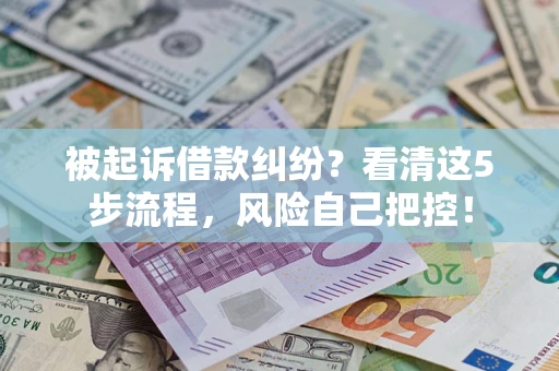 北京被起诉借款纠纷？看清这5步流程，风险自己把控！