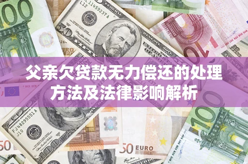北京父亲欠贷款无力偿还的处理方法及法律影响解析